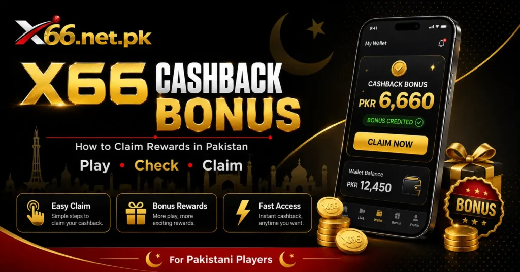 X66 Cashback Bonus