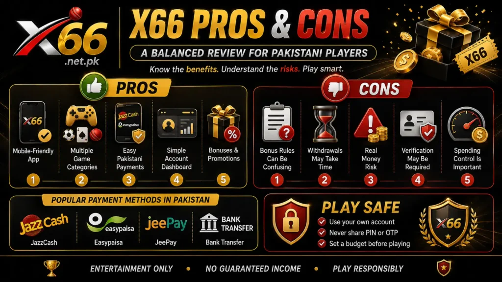 x66 Pros and cons