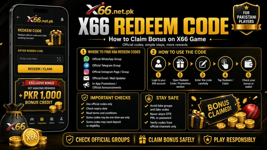 X66 Redeem Code