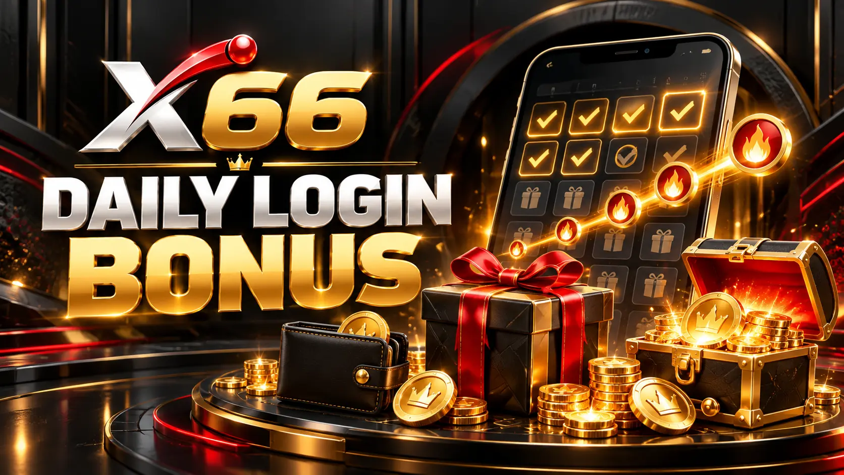 X66 Daily Login Bonus